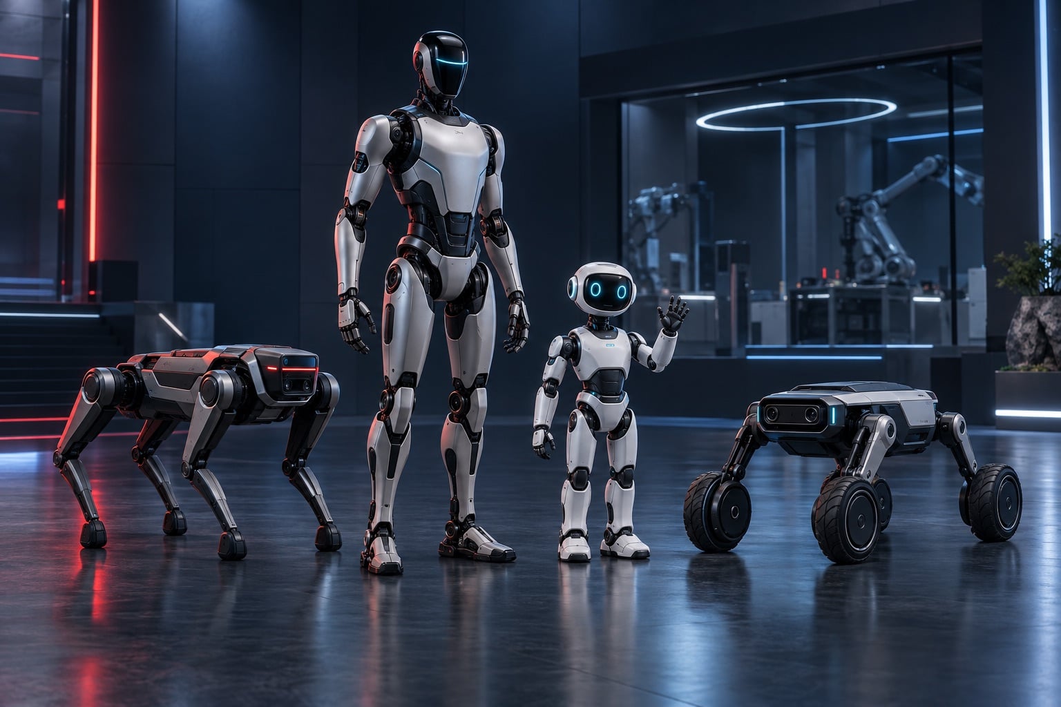 Faraday Future releases nine EAI robots and four sets of industry solutions